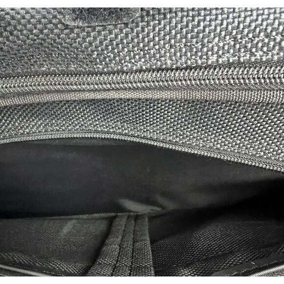 Samsonite Black Computer Bag With Leather Strap 261 700 Series Travel Durable - Picture 8 of 11